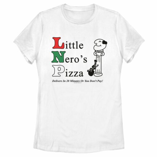 Women_s Home Alone Little Nero’s Pizza T-Shirt