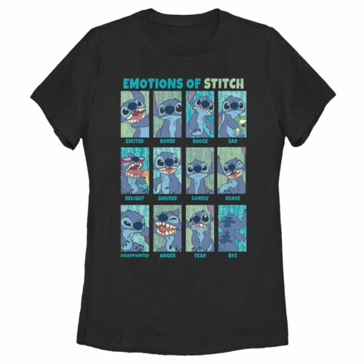 Women_s Lilo & Stitch Emotions Of Experiment 626 T-Shirt