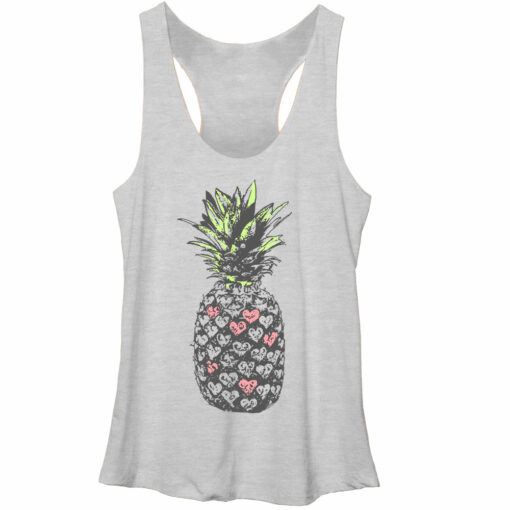 Women_s Lost Gods Heart Pineapple Racerback Tank Top