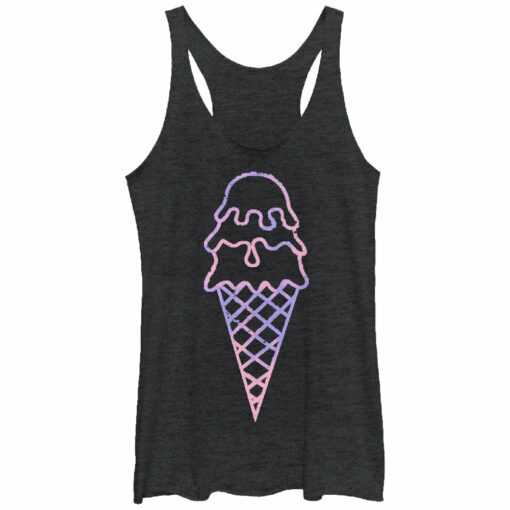 Women_s Lost Gods Ice Outline Racerback Tank Top