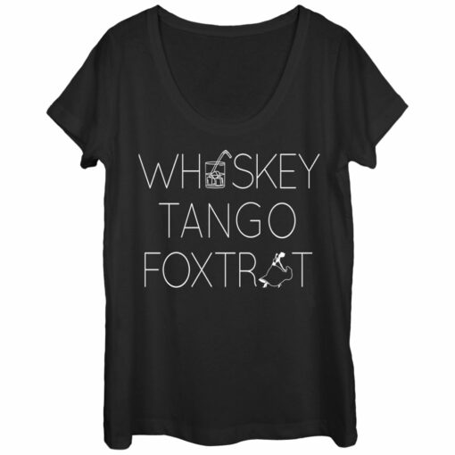 Women_s Lost Gods Picture Whiskey Tango Foxtrot Scoop Neck