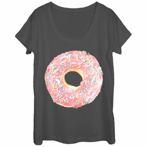 Women_s Lost Gods Sprinkle Doughnut Scoop Neck