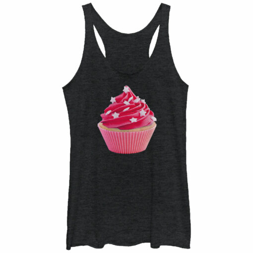 Women_s Lost Gods Star Sprinkle Cupcake Racerback Tank Top