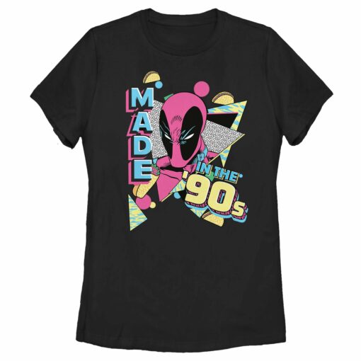 Women_s Marvel Deadpool Made in the 90’s T-Shirt