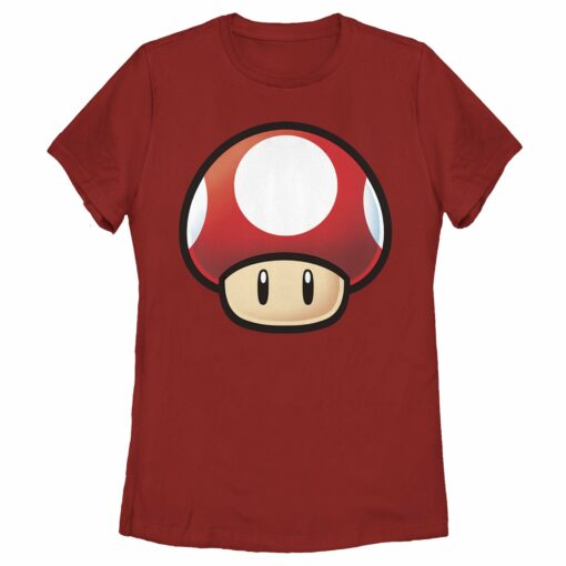 Women_s Nintendo Mario Mushroom T-Shirt