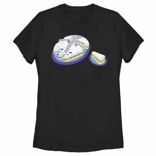 Women_s Star Wars Millennium Falcon Cake T-Shirt