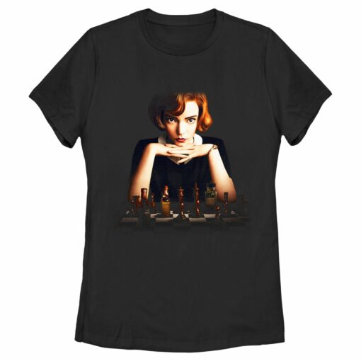 Women_s The Queen_s Gambit Beth Staring T-Shirt