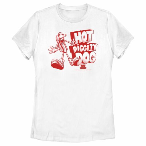 Women_s Wienerschnitzel The Delicious One Hot Diggity Dog T-Shirt