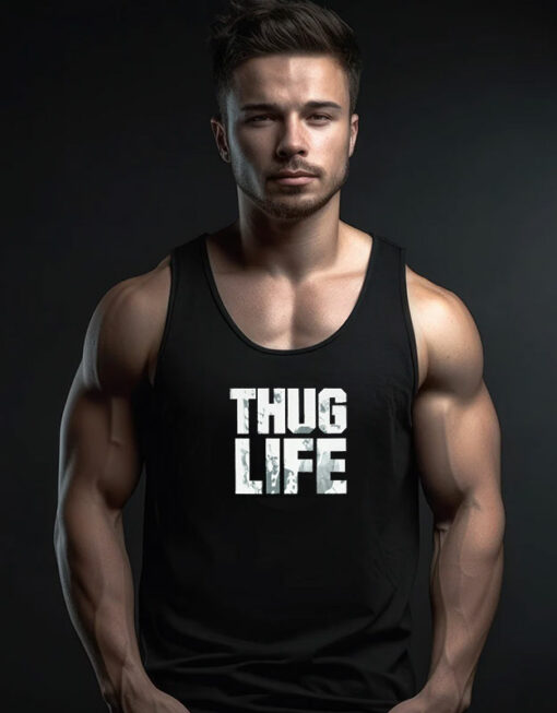 2Pac Thug Life Air Tank Top