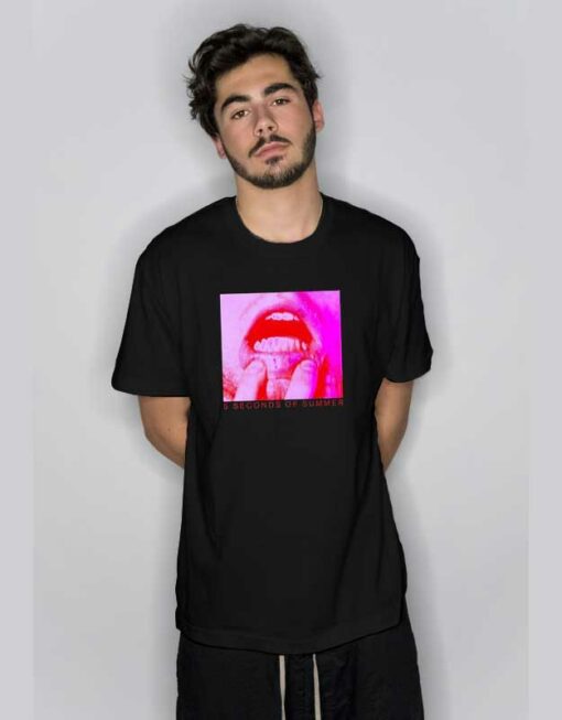 5 Seconds Of Summer Lips T Shirt