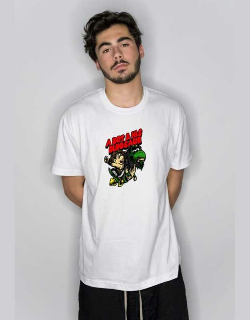 ‎A Boy And His Dinosaur Graphic  T Shirt