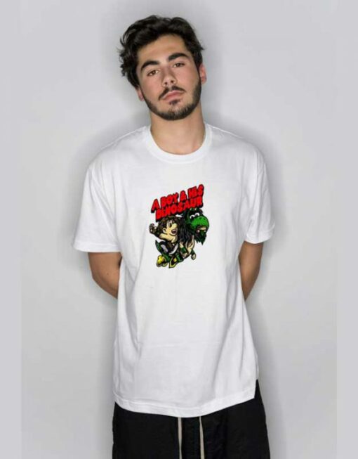 ‎A Boy And His Dinosaur Graphic  T Shirt