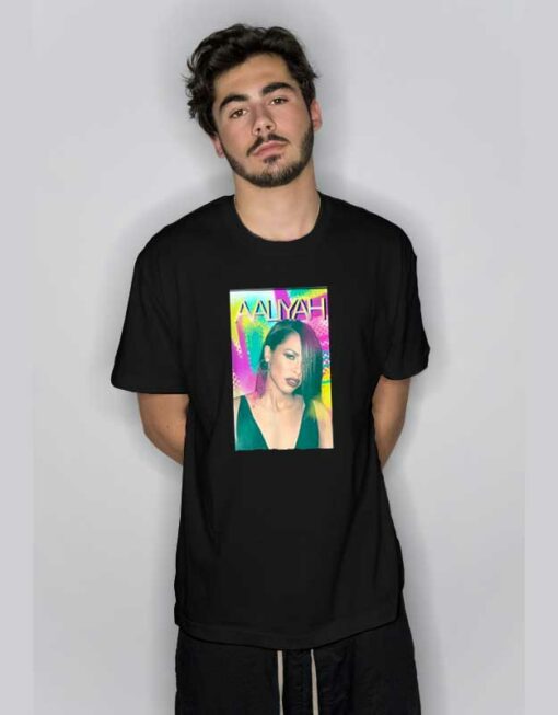 Aaliyah Color Splash T Shirt