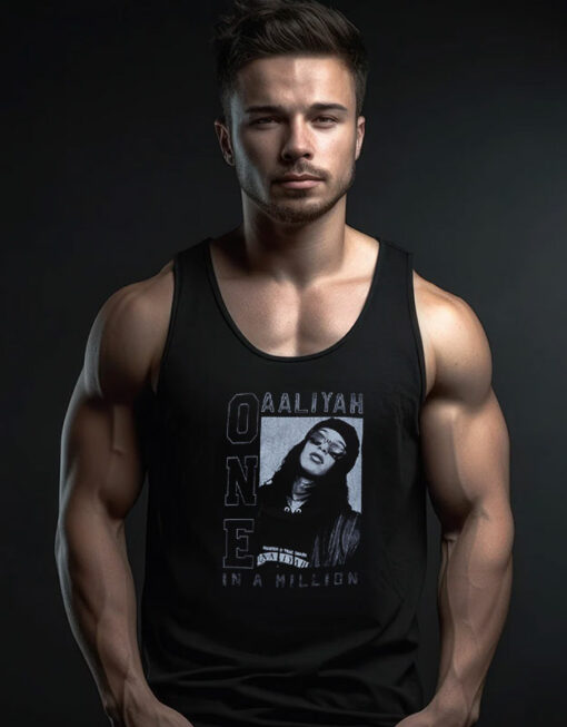 Aaliyah One In A Million Portrait Tank Top