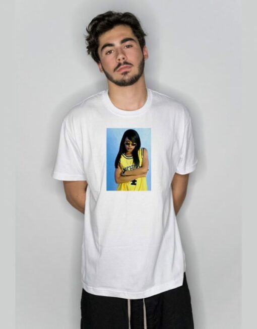 Aaliyah Wearing Michigan W Hypebeast T-Shirt