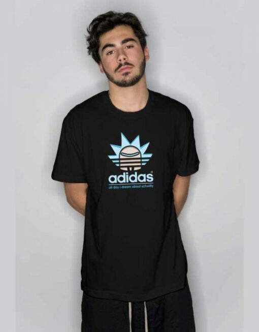 Adidas All Day I Dream About Schwifty T Shirt