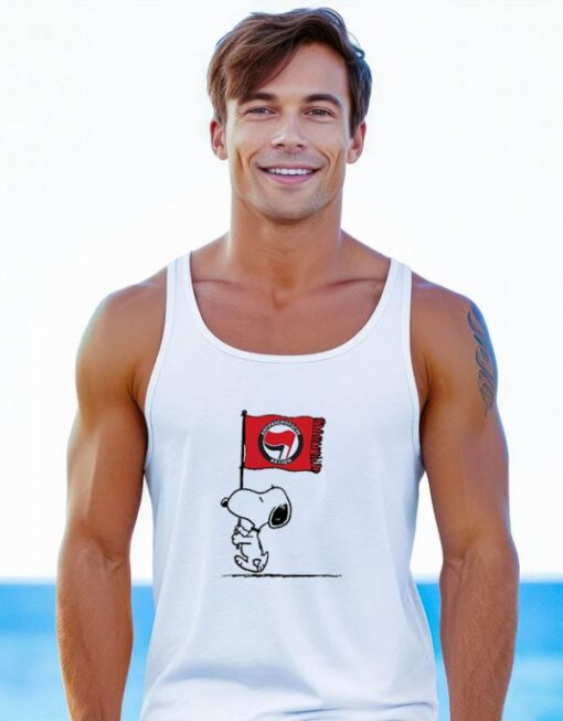 Antifa Snoopy Funny Tank Top