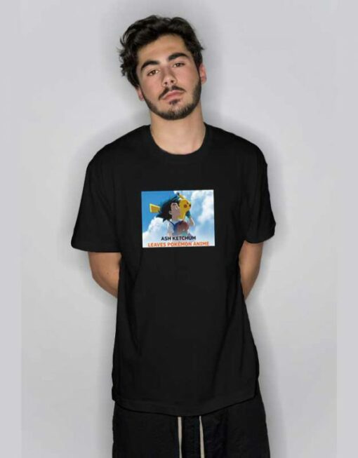 Ash Ketchum Leaving Pokemon T Shirt