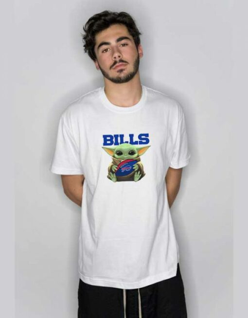 Baby Yoda Bills Mafia Football T Shirt