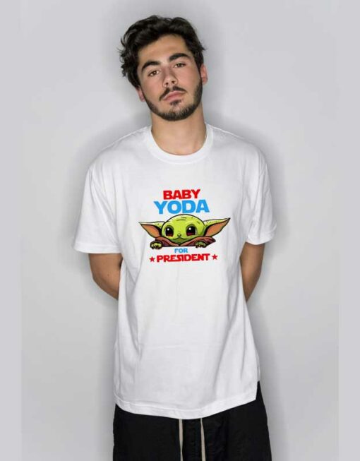 Baby Yoda For President T Shirt