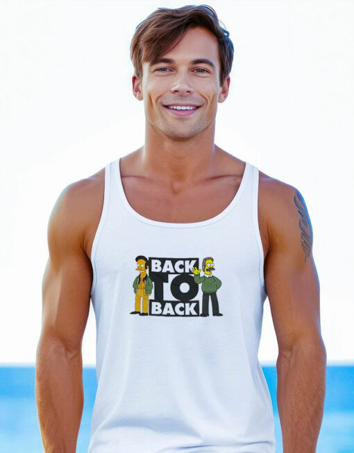 Back To Back Records Simpsons Tank Top