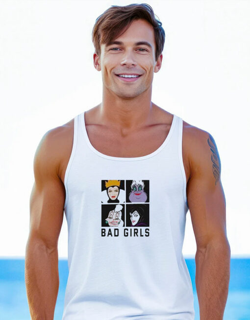 Bad Girls Character Cartoon Tank Top