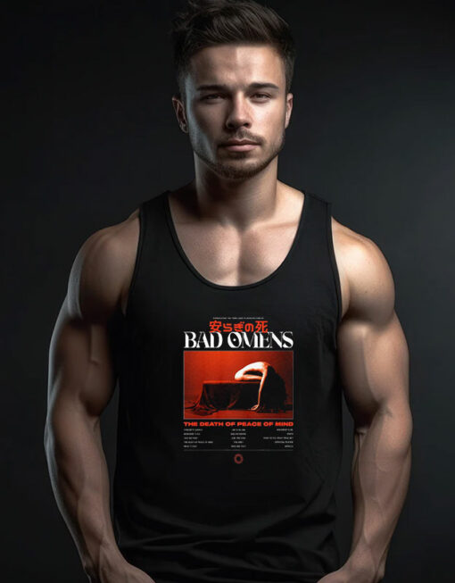 Bad Omens The Death Of Peace Of Mind Tracklist Tank Top