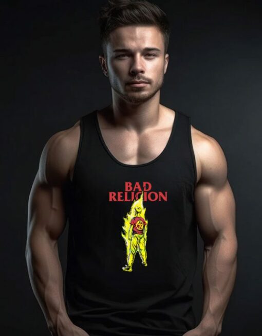 Bad Religion Suffer Boy On Fire Tank Top