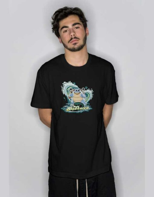 Baja Blastoise Pokemon T Shirt