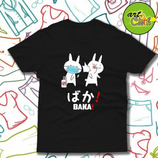 Baka Rabbit Slap Mask Covid 19 T-Shirt