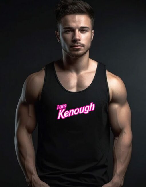 Barbenheimer I am Kenough Logo Tank Top