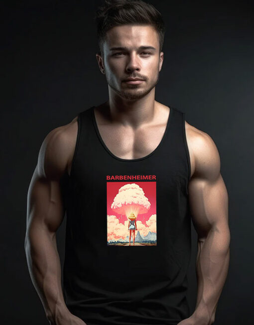 Barbie X Oppenheimer 2023 Movie Tank Top