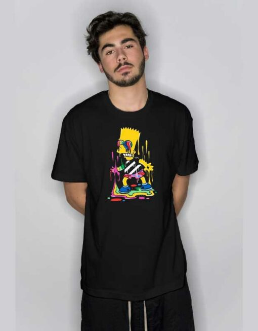 Bart Simpson Dripping T Shirt