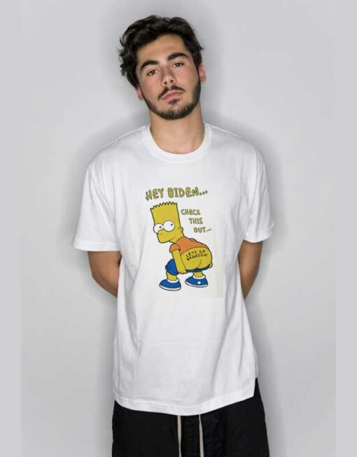 Bart Simpson Let’s Go Brandon T Shirt