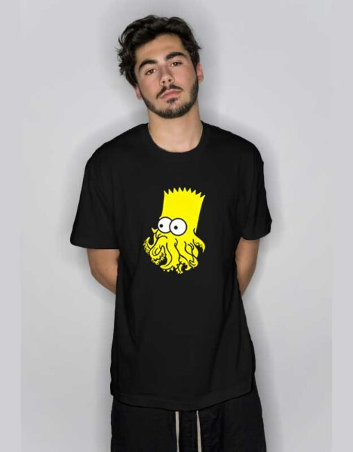 Bart Simpson Octopus T Shirt