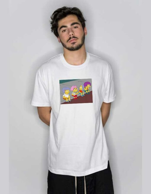 Bart Simpsons On The Road T Shirt