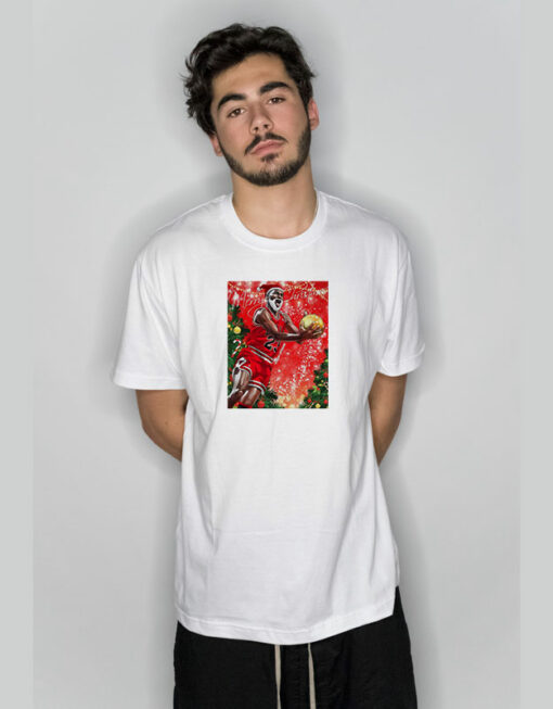 Basketballart Jordan Christmas T-Shirt