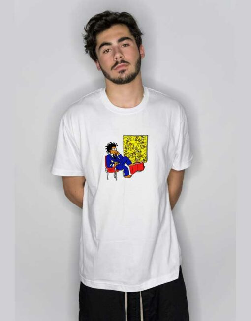 Basquiat Simpson Parody T Shirt