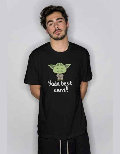 Best Baby Yoda Aunt T Shirt