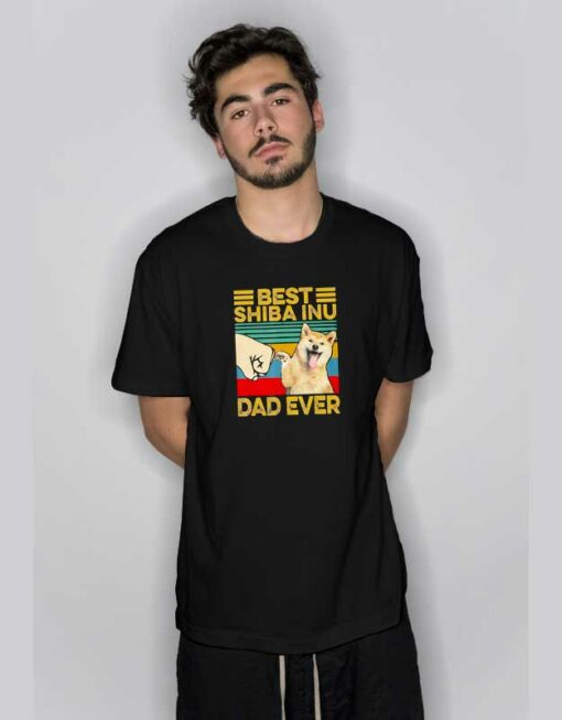 Best Shiba Inu Dad Ever T Shirt