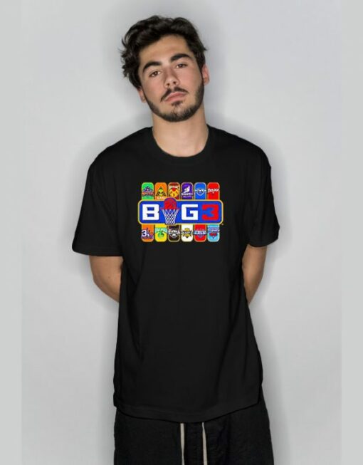 Big3 Logo Ice Cube Bassketball T-Shirt