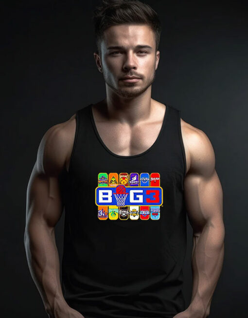 Big3 Logo Ice Cube Bassketball Tank Top