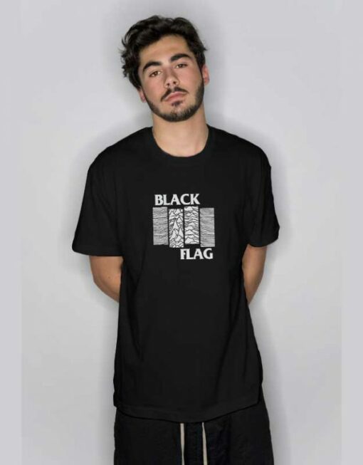 Black Flag Joy Division Parody T Shirt