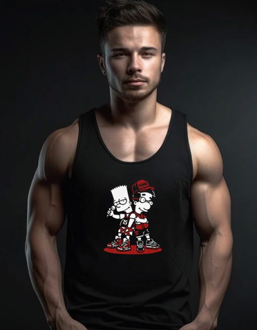 Black Red So Icey Boyz Tank Top