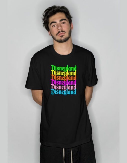 Blink 182 Mark Hoppus Disneyland Rainbow T-Shirt