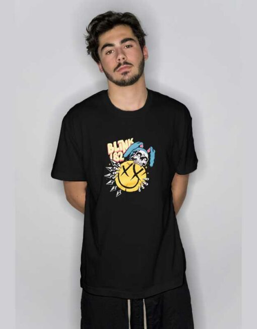 Blink 182 Skull Bunny T Shirt