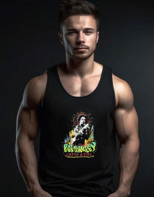 Bob Marley And The Wailers Catch A Fire Tracklist Tank Top