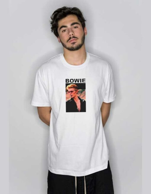 Bowie Smoking Pict T Shirt