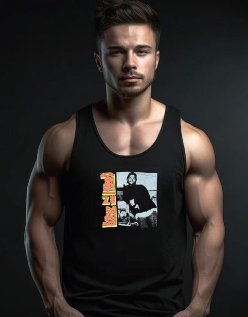 Boyz N The Hood Side Logo Car Grapic Tank Top