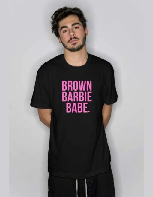 Brown Barbie Babe T Shirt